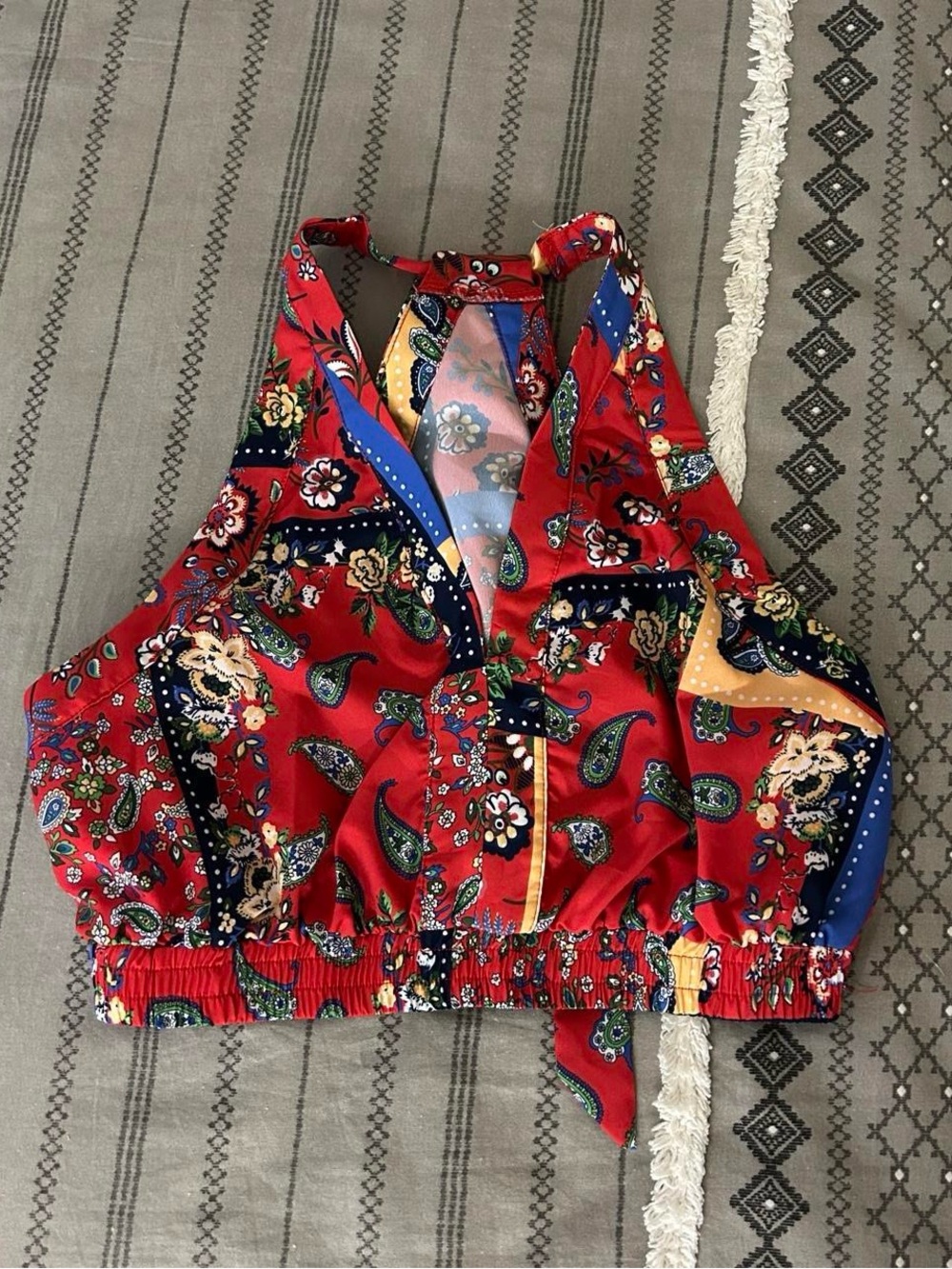Red SHEIN tank top with design